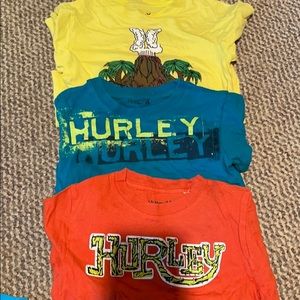 Hurley short sleeve sz 4 boys